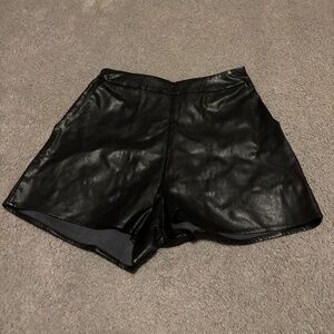 Ijoah Leather Shorts